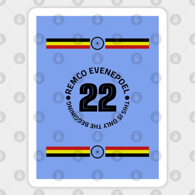 Evenepoel Champion - La Vuelta 2022 (The Beginning) Magnet by p3p3ncil